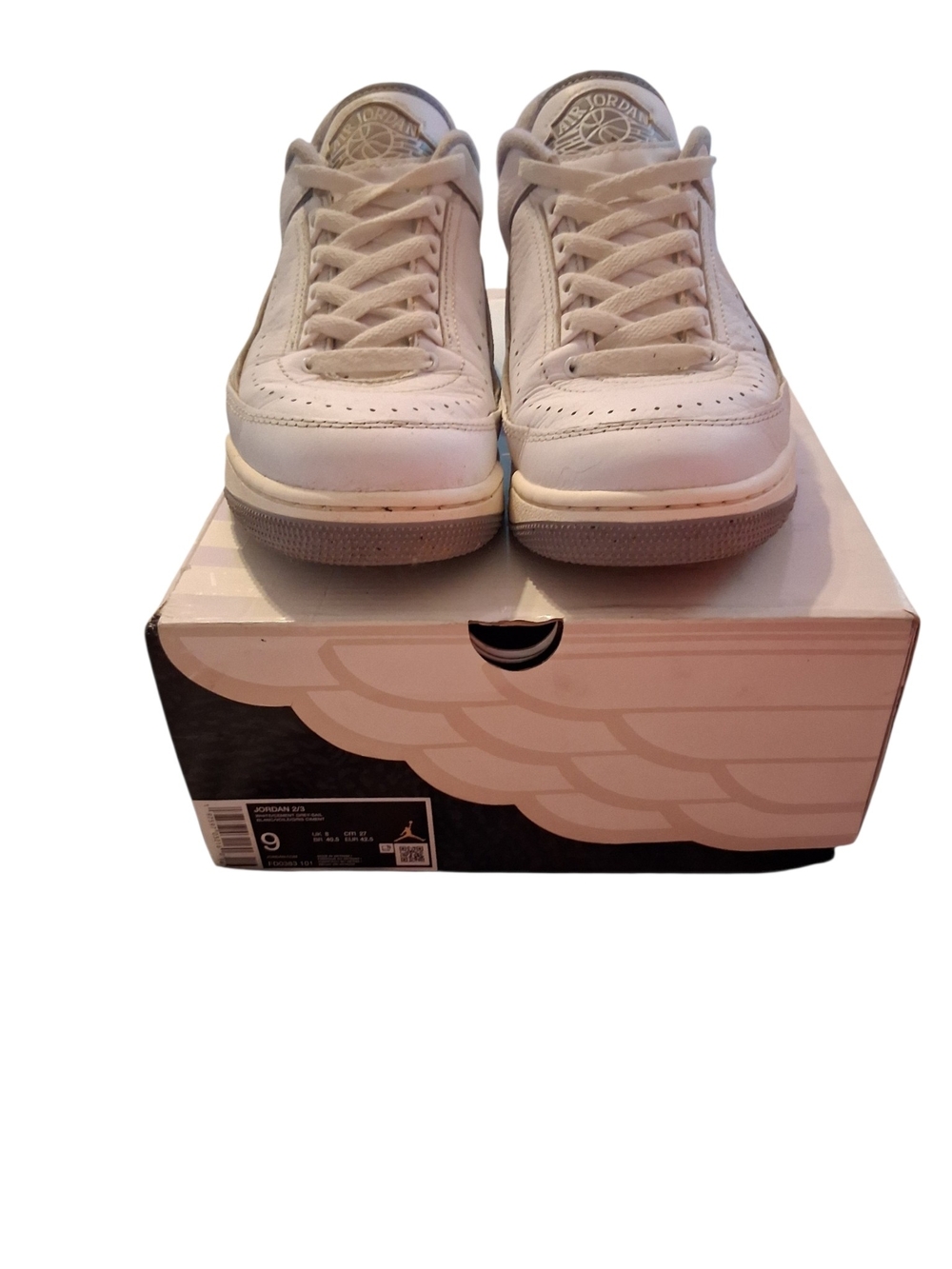 Air Jordan 1 Low White/Grey Sneakers